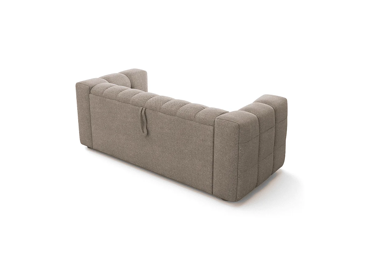 Canapé lit 3 places en tissu L220 cm - CHIARA