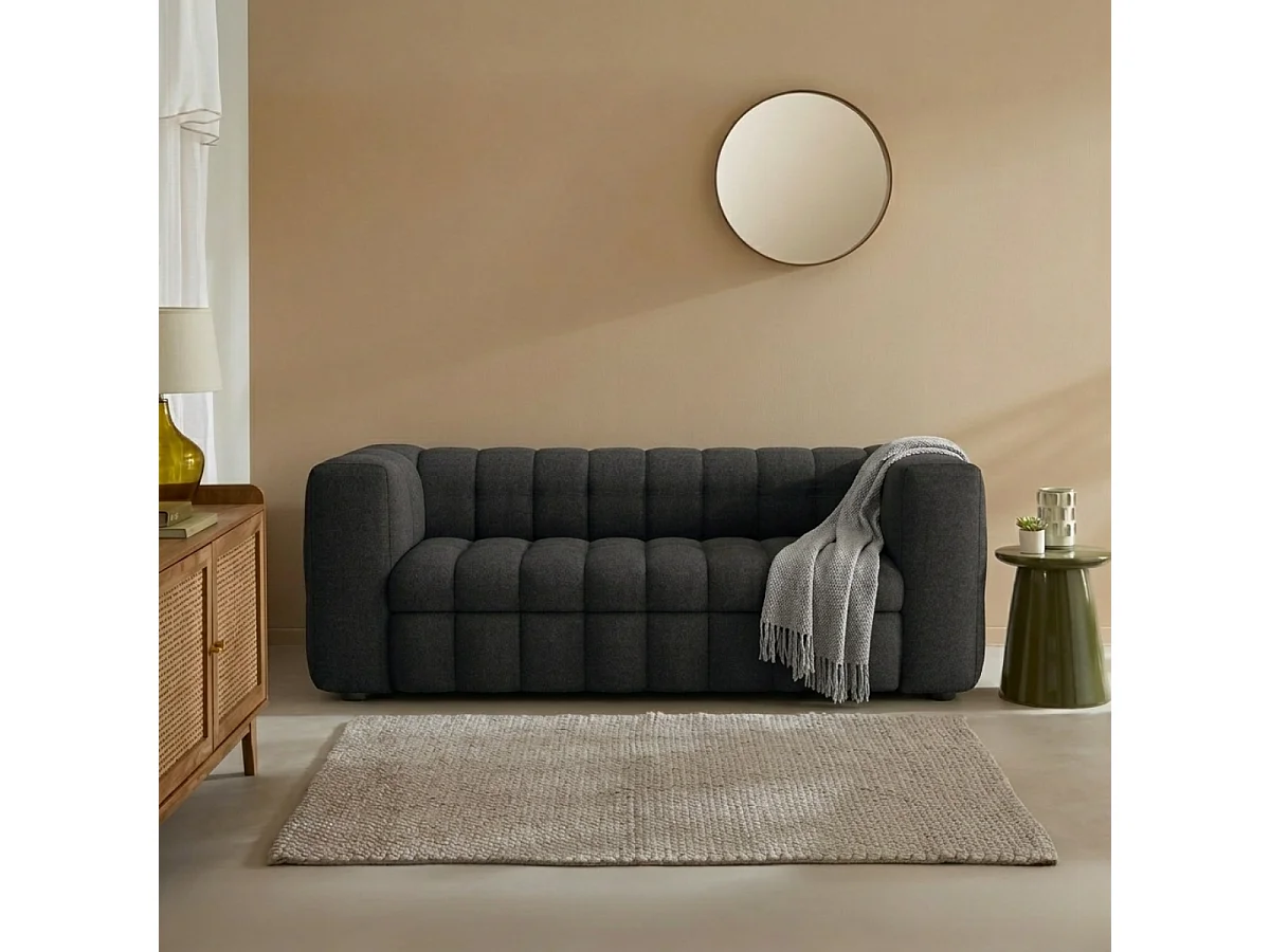 Canapé lit 3 places en tissu L220 cm - CHIARA