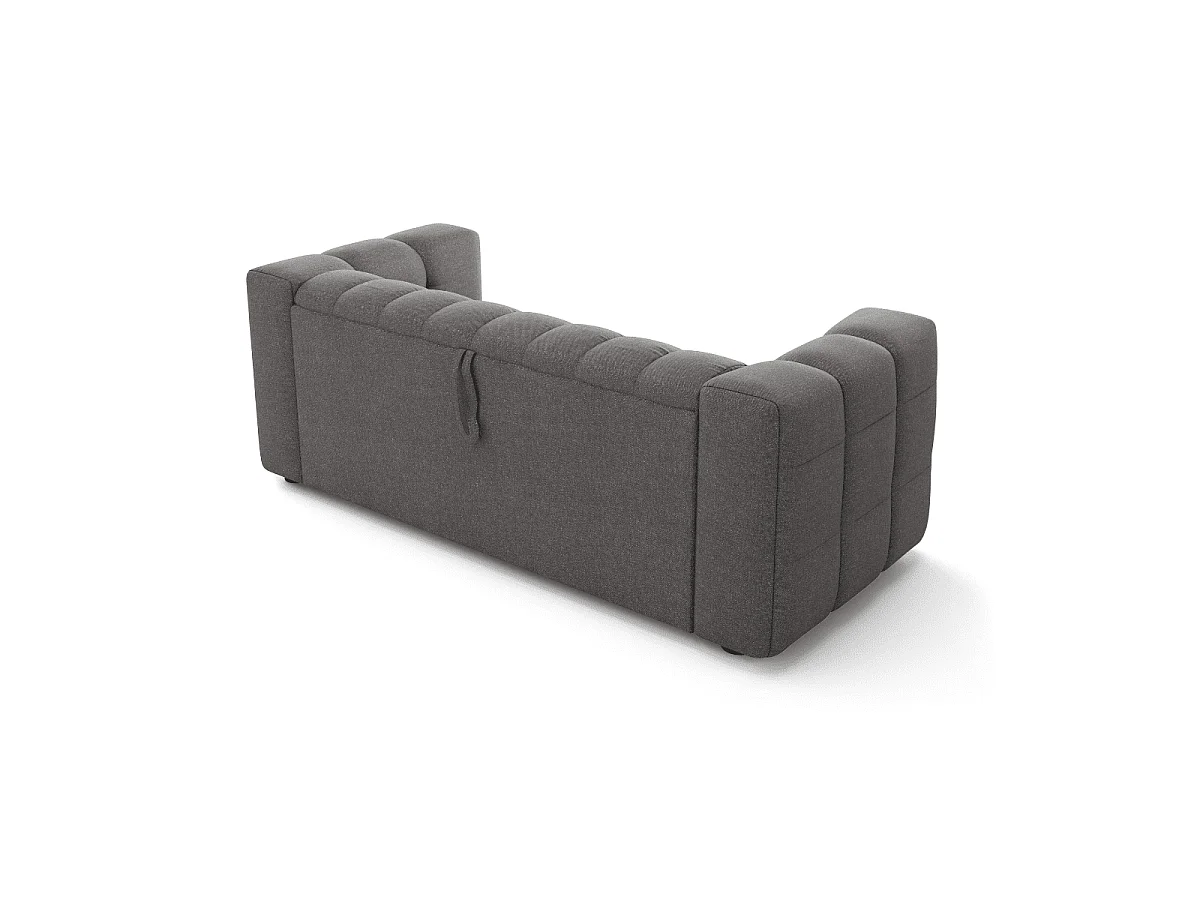 Canapé lit 3 places en tissu L220 cm - CHIARA