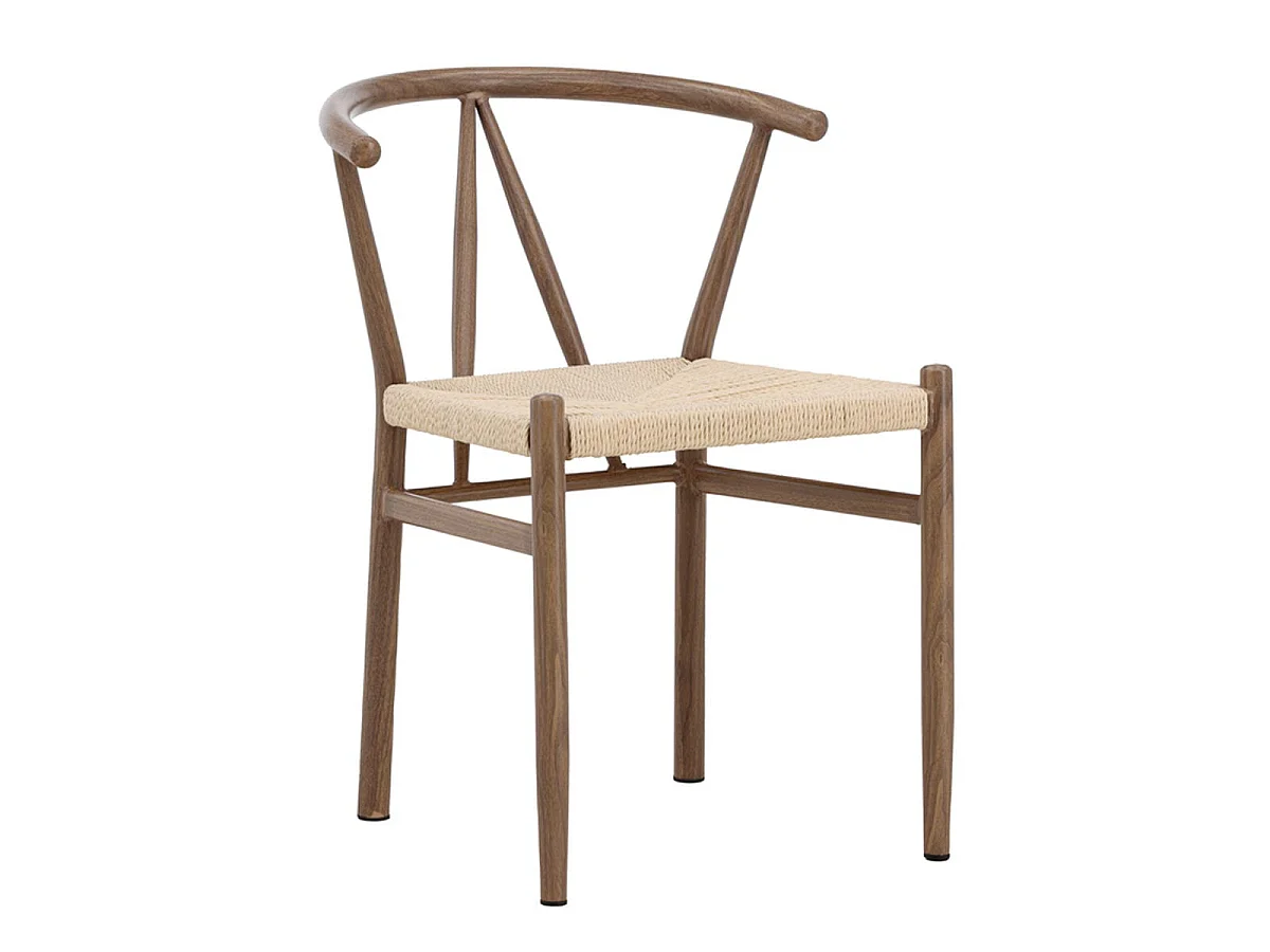 Chaise en Rotin "Alfons" 72cm Marron