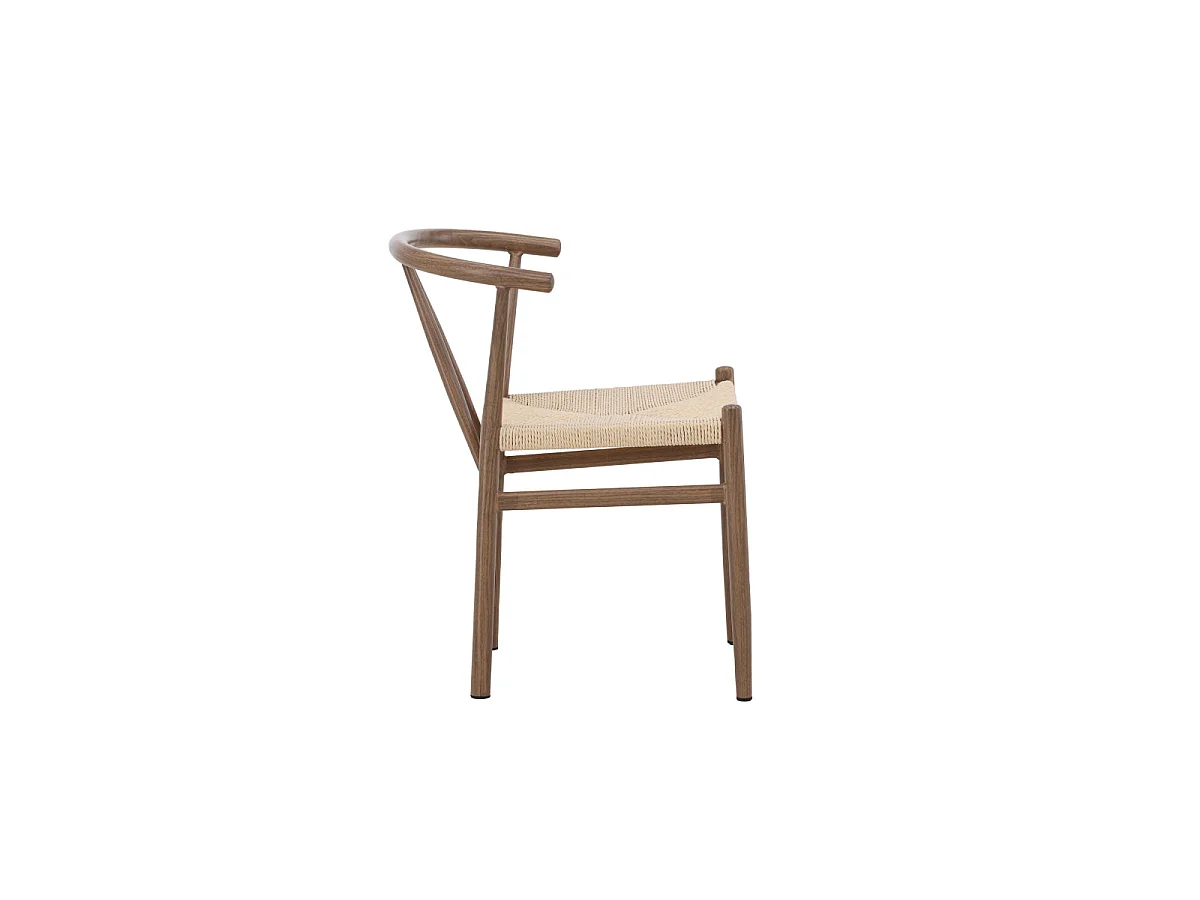 Chaise en Rotin "Alfons" 72cm Marron