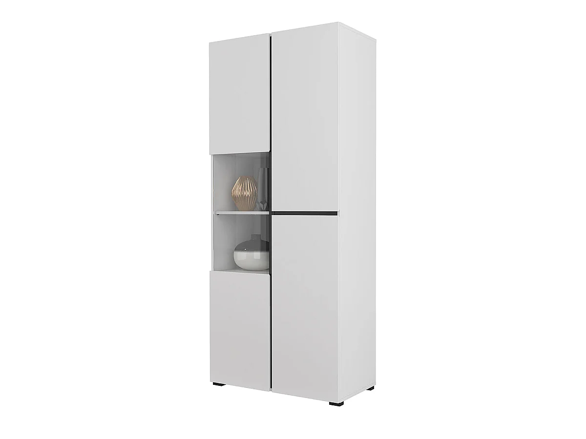 Lilia White 2-Door China Cabinet