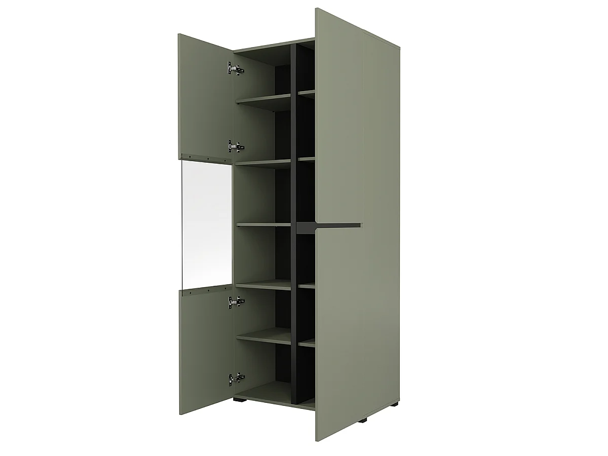Vaisselier 2 portes Lilia Vert