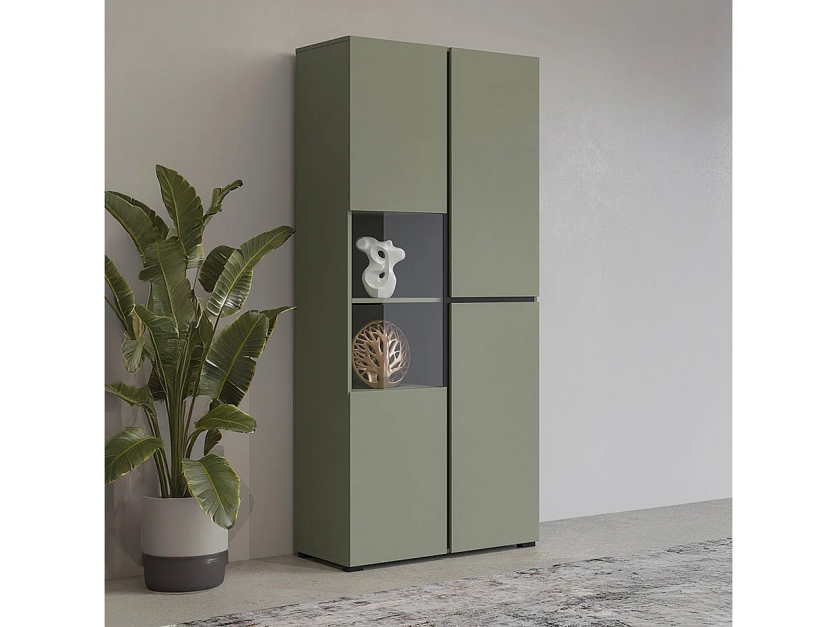 Credenza 2 ante Lilia verde 183,5cm