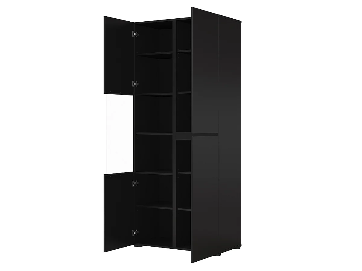 Vaisselier 2 portes Lilia Noir