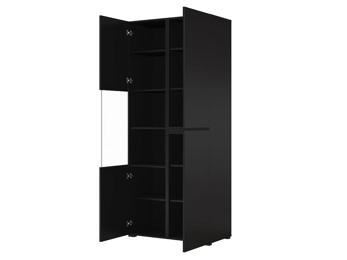 Credenza 2 ante Lilia nero 183,5cm