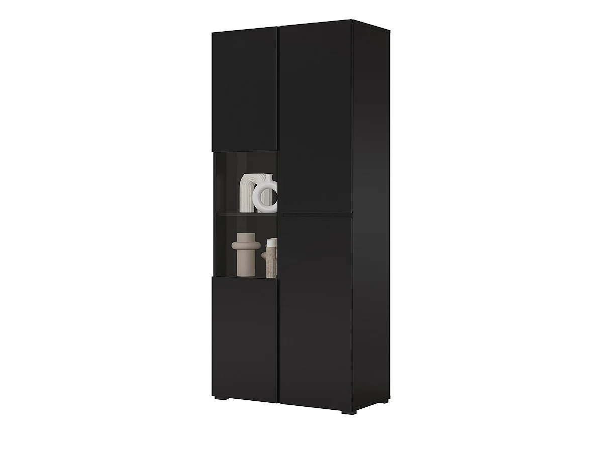 Credenza 2 ante Lilia nero 183,5cm