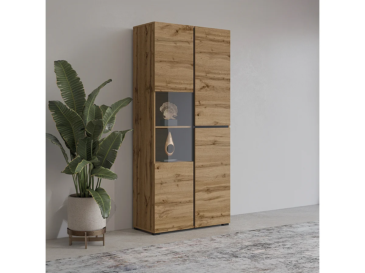 Vaisselier 2 portes Lilia Bois