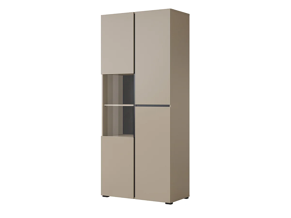 Vaisselier 2 portes Lilia Taupe