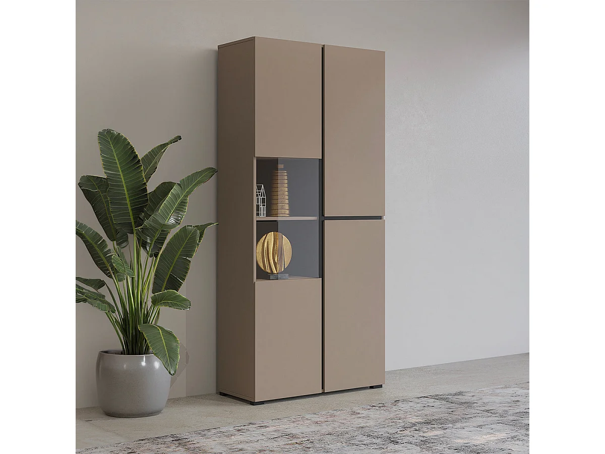 Credenza 2 ante Lilia taupe 183,5cm