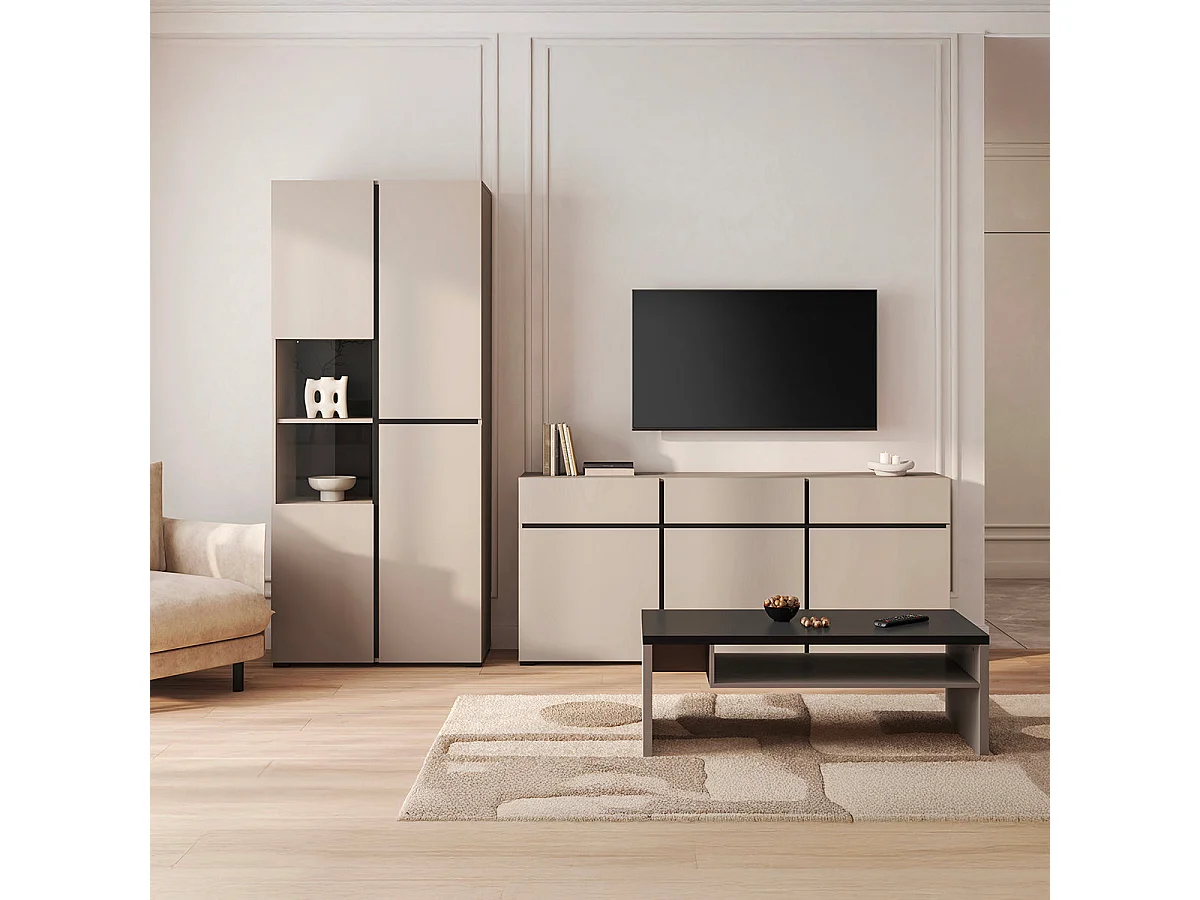 Credenza 2 ante Lilia taupe 183,5cm