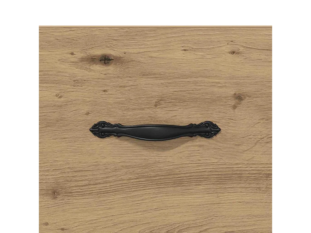 Table de chevet avec tiroir chêne artisanal 35 x 35 x 20 cm
