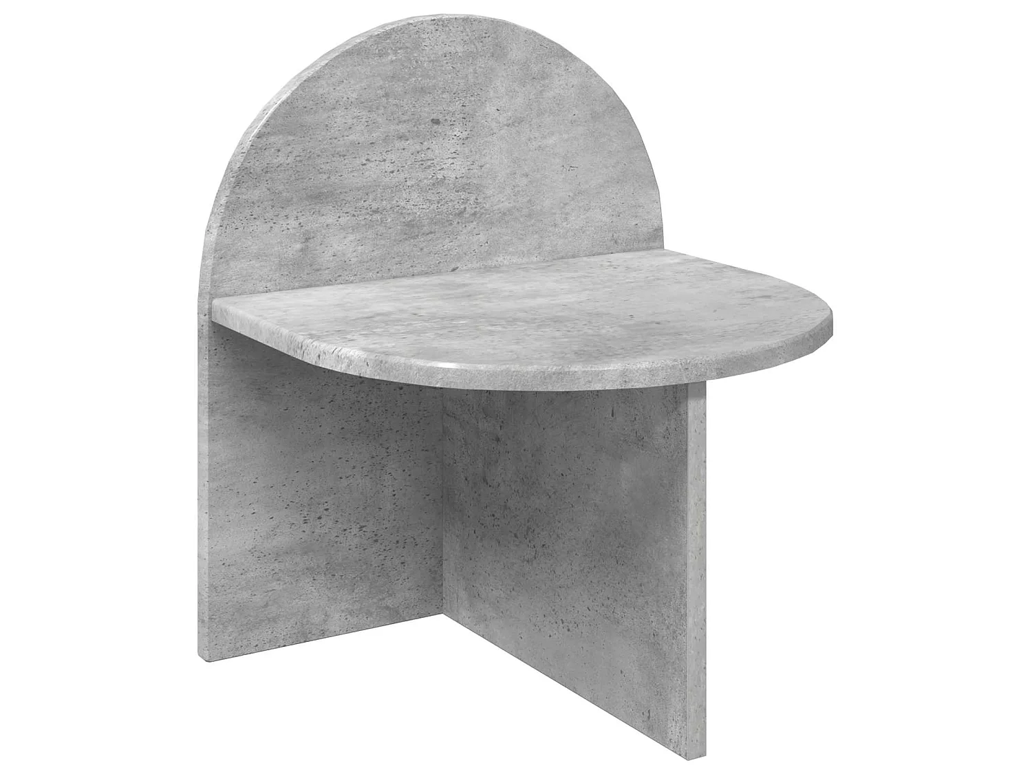 Table de chevet 2 pièces Gris béton 40 x 35,5 x 45,5 cm