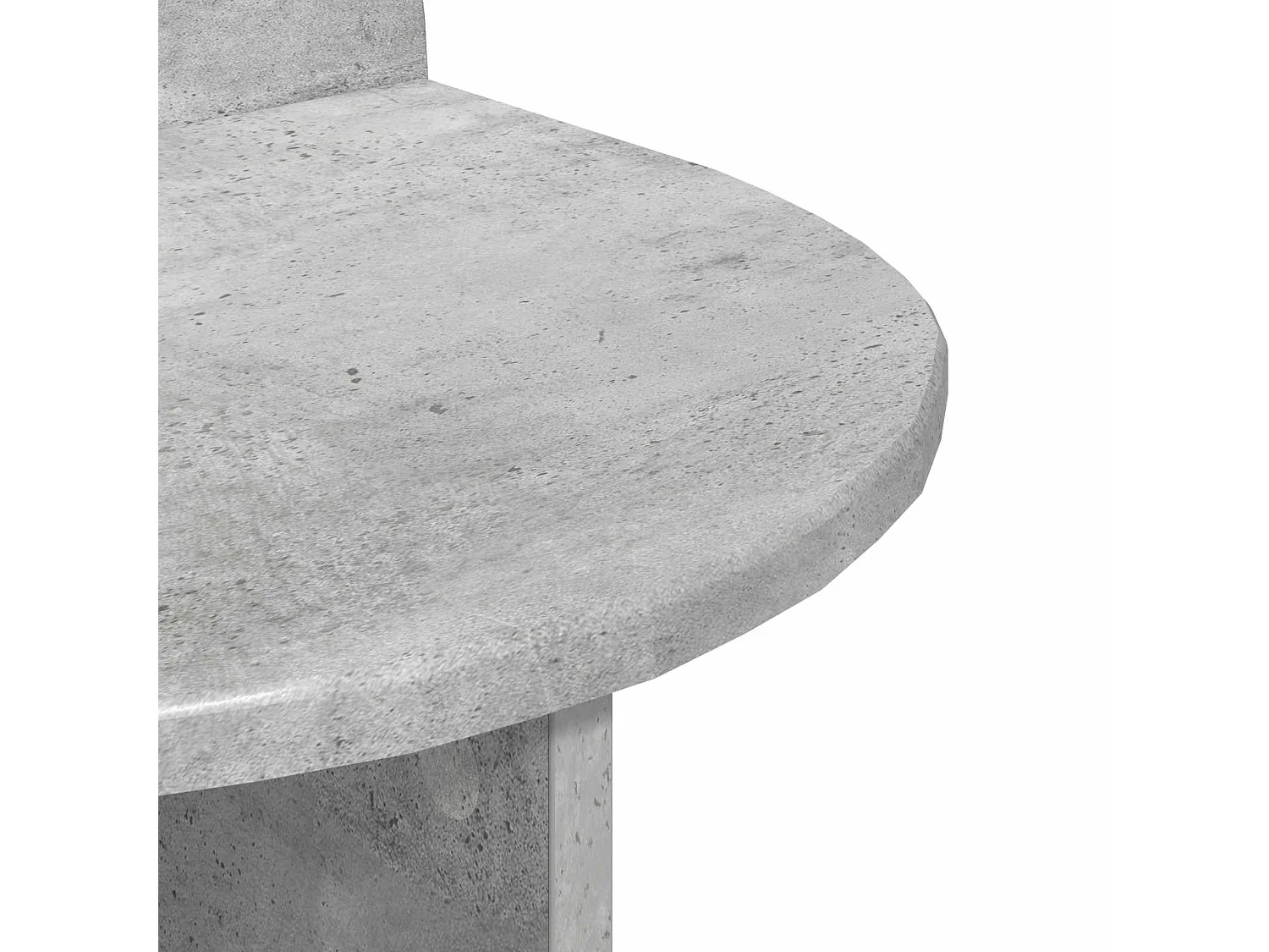 Table de chevet 2 pièces Gris béton 40 x 35,5 x 45,5 cm