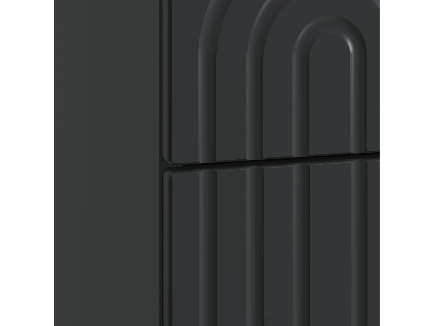 Table de chevet Noir 43 x 34,5 x 48 cm Bois d'ingénierie