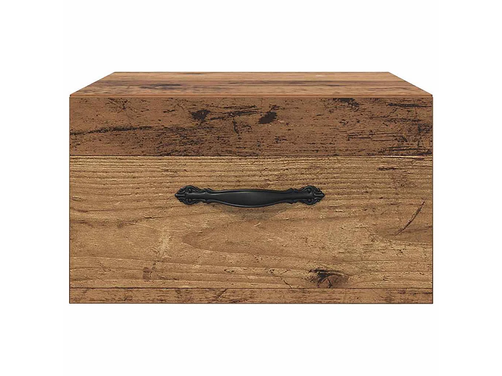 Table de chevet Bois ancien 35 x 35 x 20 cm Bois d'ingénierie