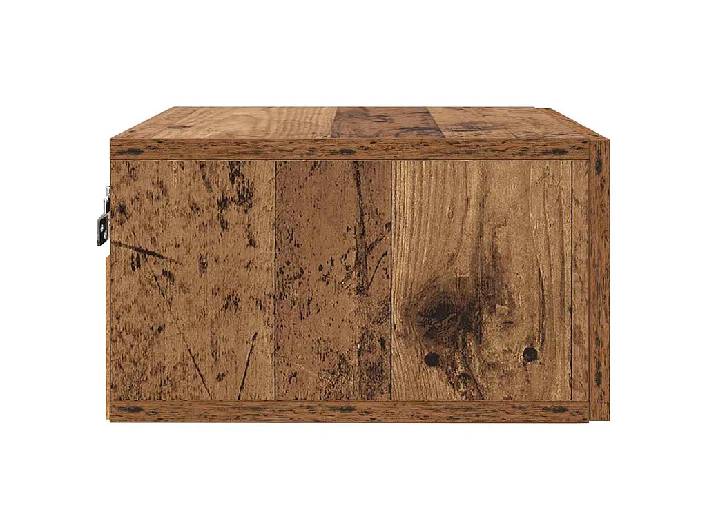 Table de chevet Bois ancien 35 x 35 x 20 cm Bois d'ingénierie