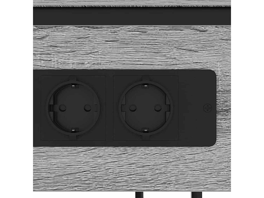 Armario de Noche Gris sonoma 41 x 28 x 76 cm
