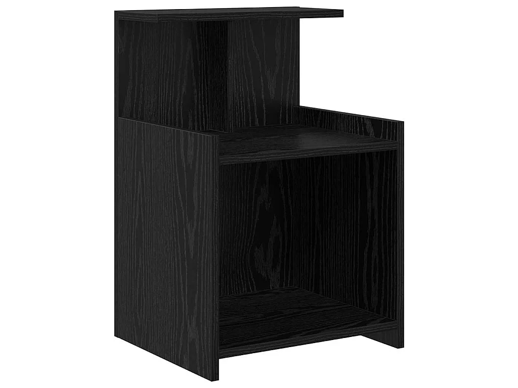 Armario de Noche Roble negro 40 x 35 x 60 cm