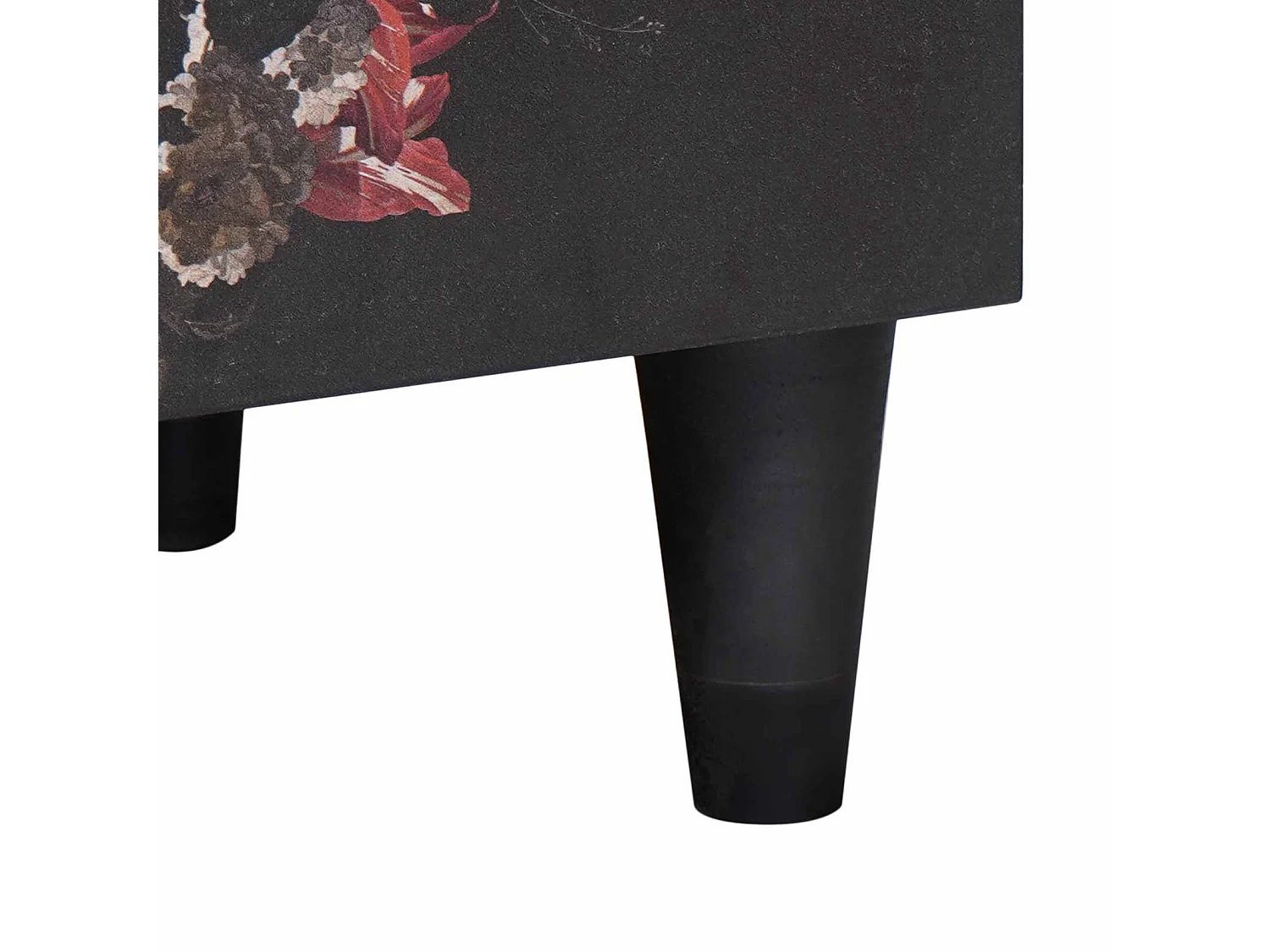 Cabinet de noche con puerta 2 piezas Negro 40 x 33 x 46 cm