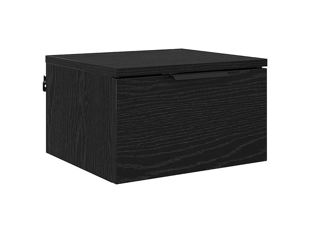 Table de chevet Chêne noir 34 x 30 x 20 cm Bois d'ingénierie