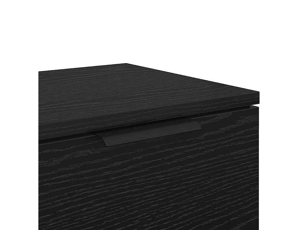Table de chevet Chêne noir 34 x 30 x 20 cm Bois d'ingénierie