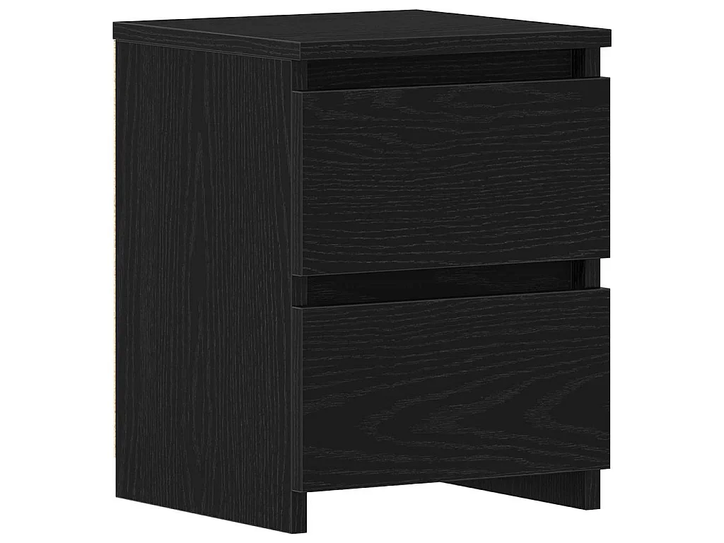 Table de chevet Chêne noir 30 x 30 x 40 cm Bois d'ingénierie