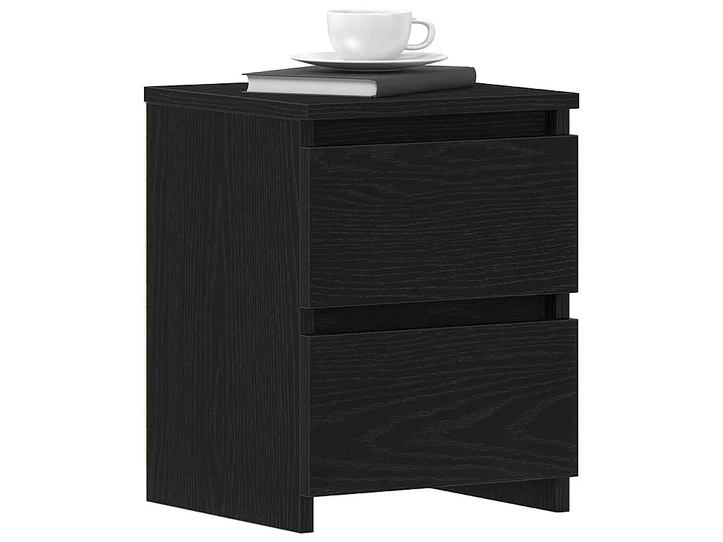 Table de chevet Chêne noir 30 x 30 x 40 cm Bois d'ingénierie