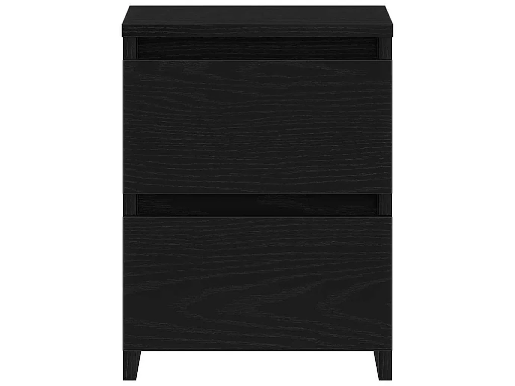 Table de chevet Chêne noir 30 x 30 x 40 cm Bois d'ingénierie