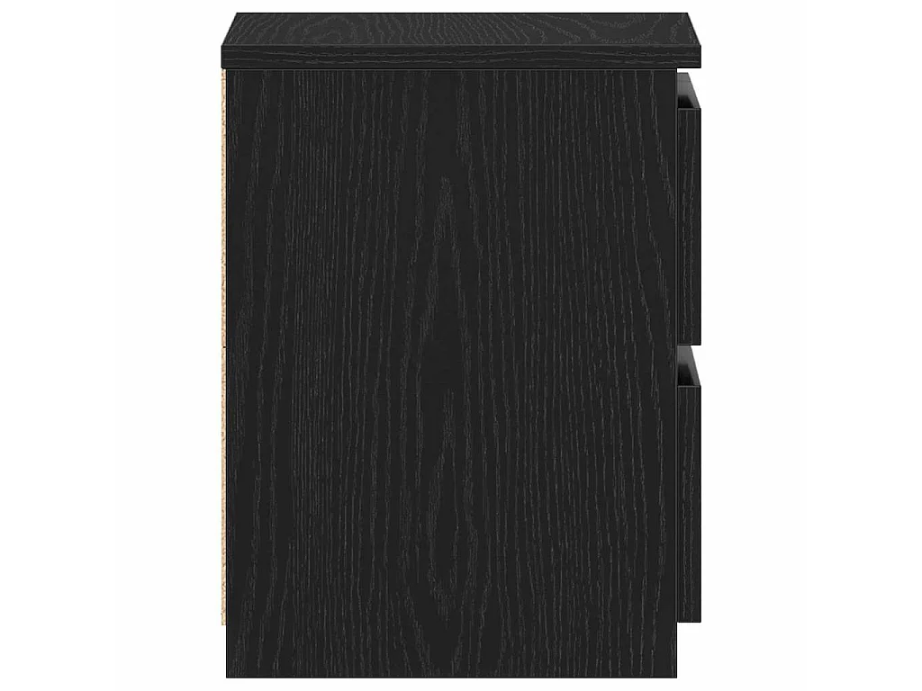 Table de chevet Chêne noir 30 x 30 x 40 cm Bois d'ingénierie