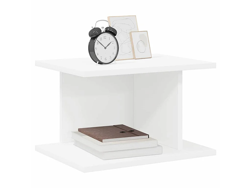 Table de chevet Blanc 40 x 30 x 25 cm Bois d'ingénierie