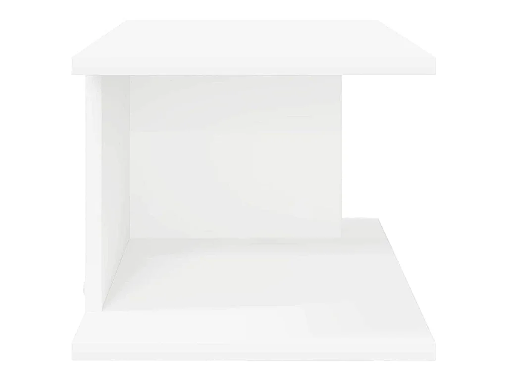 Table de chevet Blanc 40 x 30 x 25 cm Bois d'ingénierie