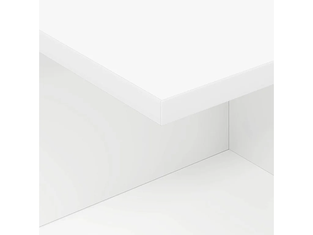 Table de chevet Blanc 40 x 30 x 25 cm Bois d'ingénierie
