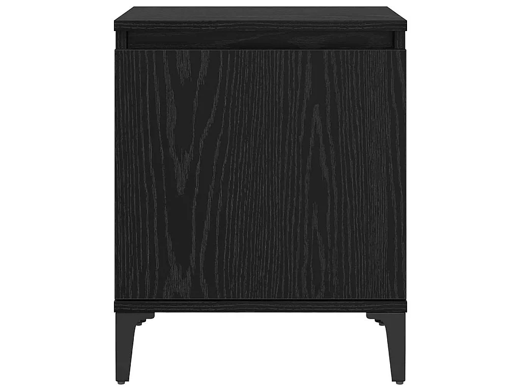 Armario de Noche Roble negro 40 x 30 x 50 cm