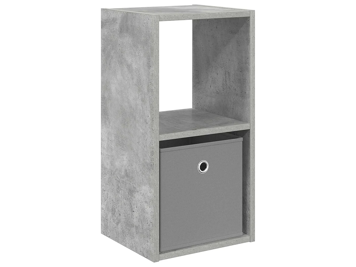 Table de chevet avec tiroir Gris béton 30,5 x 27 x 59,5 cm