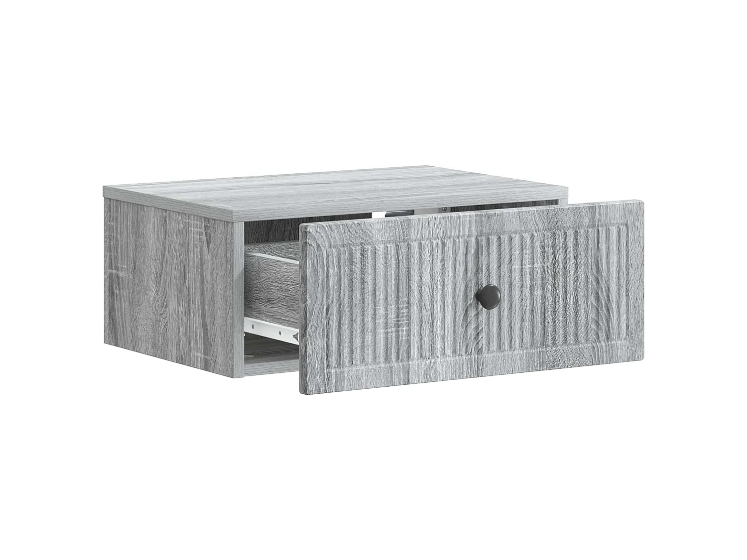 Table de chevet avec tiroir Sonoma gris 49 x 34,5 x 20 cm
