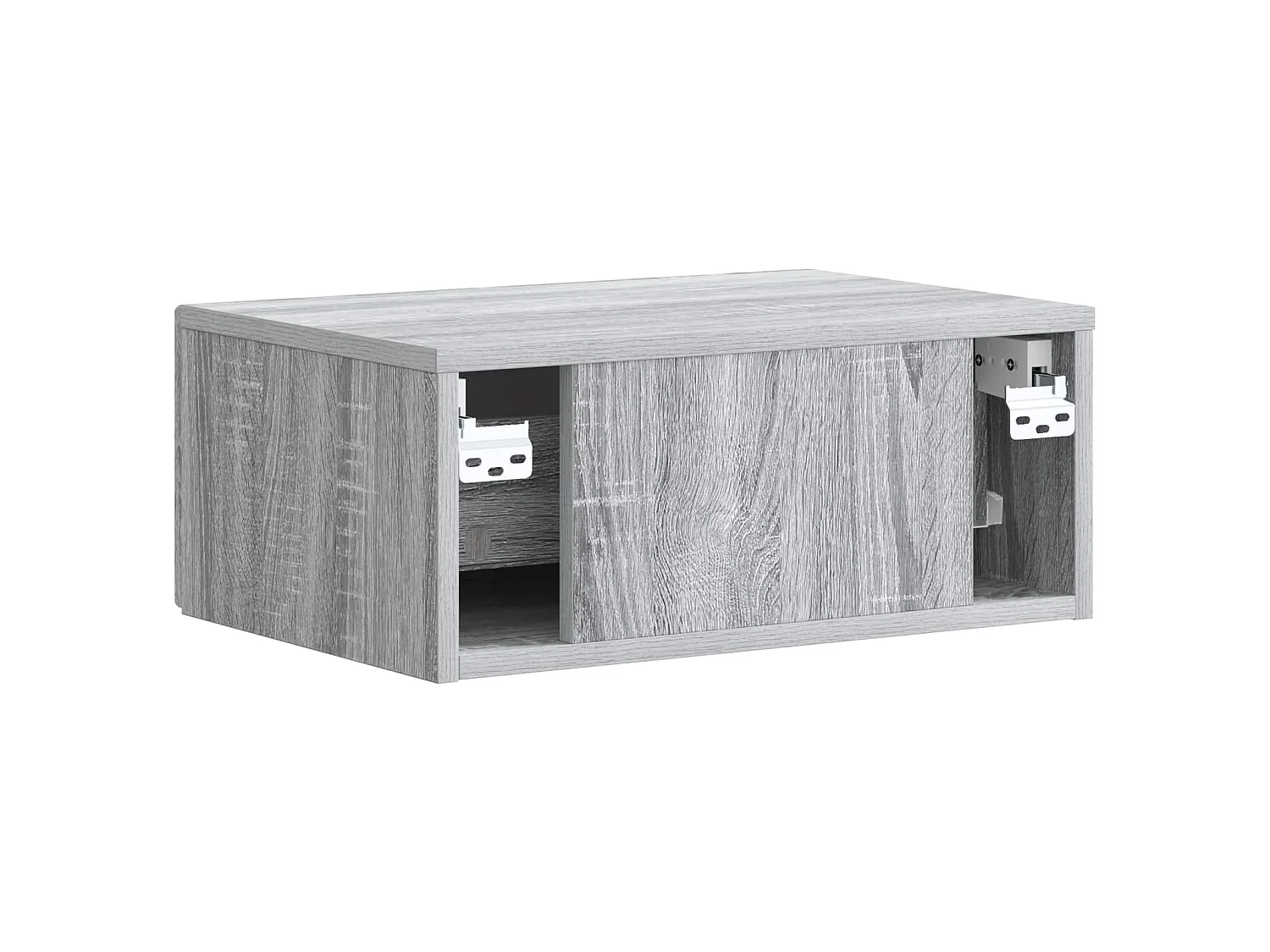 Table de chevet avec tiroir Sonoma gris 49 x 34,5 x 20 cm