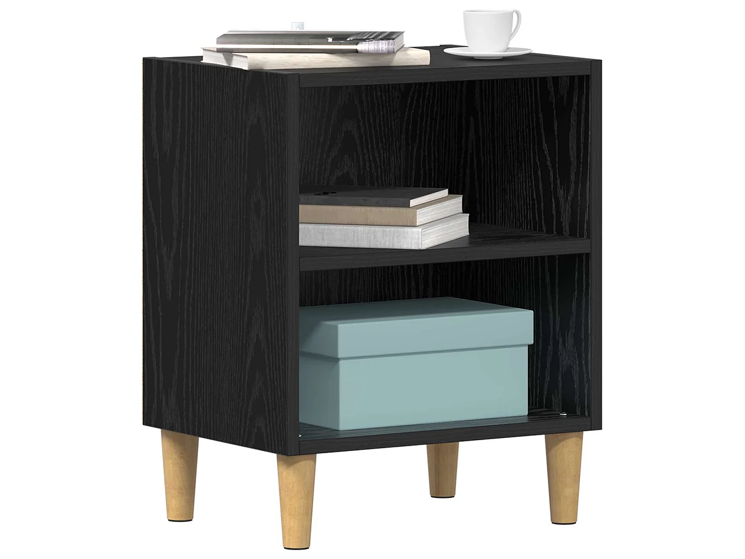 Mueble cama 2 piezas Roble Negro 40 x 30 x 50 cm