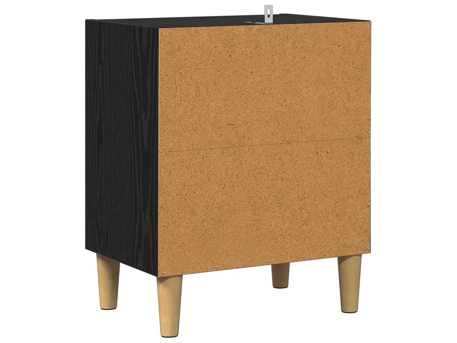 Mueble cama 2 piezas Roble Negro 40 x 30 x 50 cm