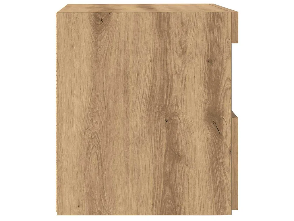 Table de chevet avec tiroir Chêne artisanal 50 x 40 x 45 cm