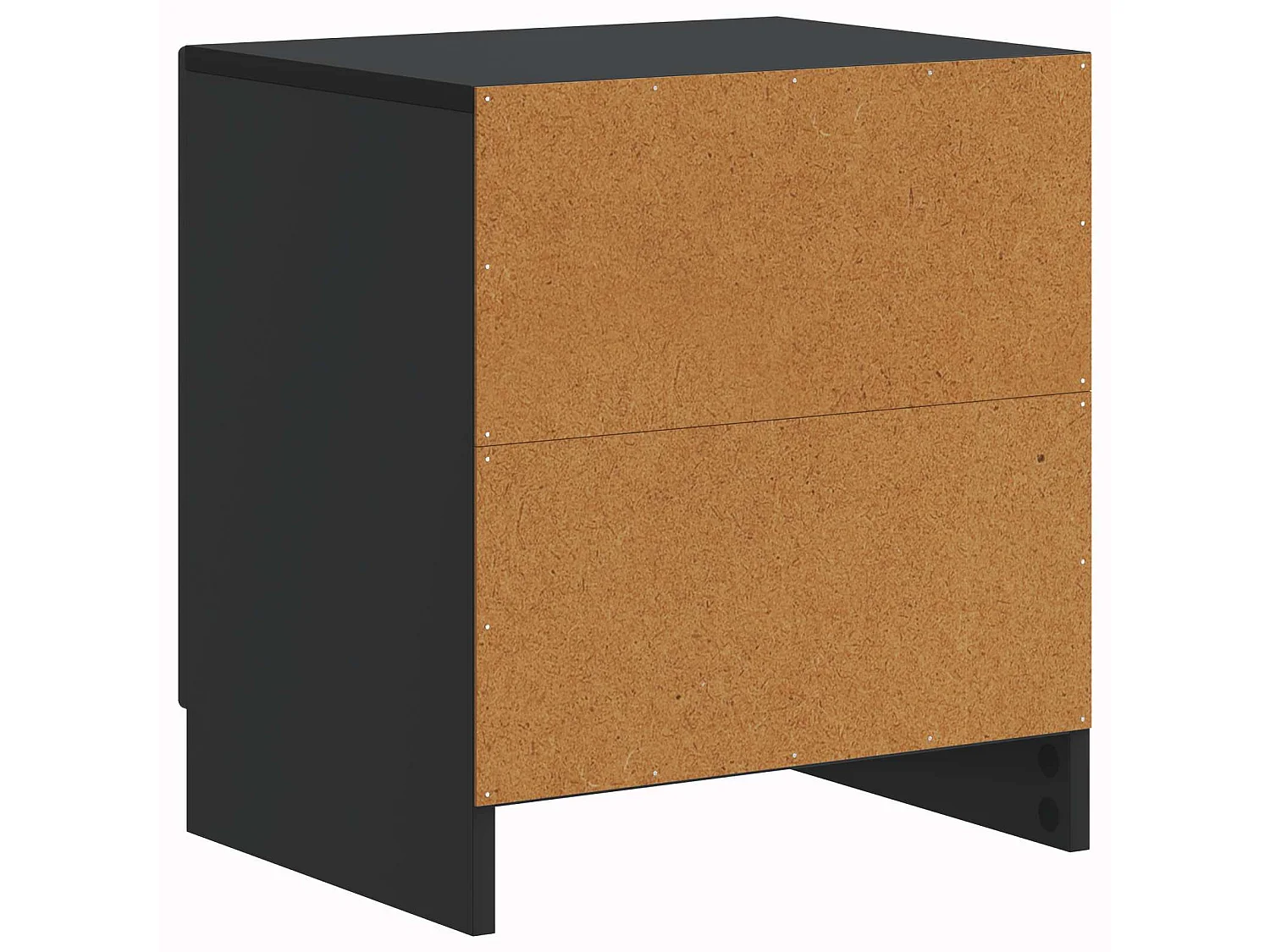 Table de chevet Noir 43 x 34,5 x 47 cm Bois d'ingénierie