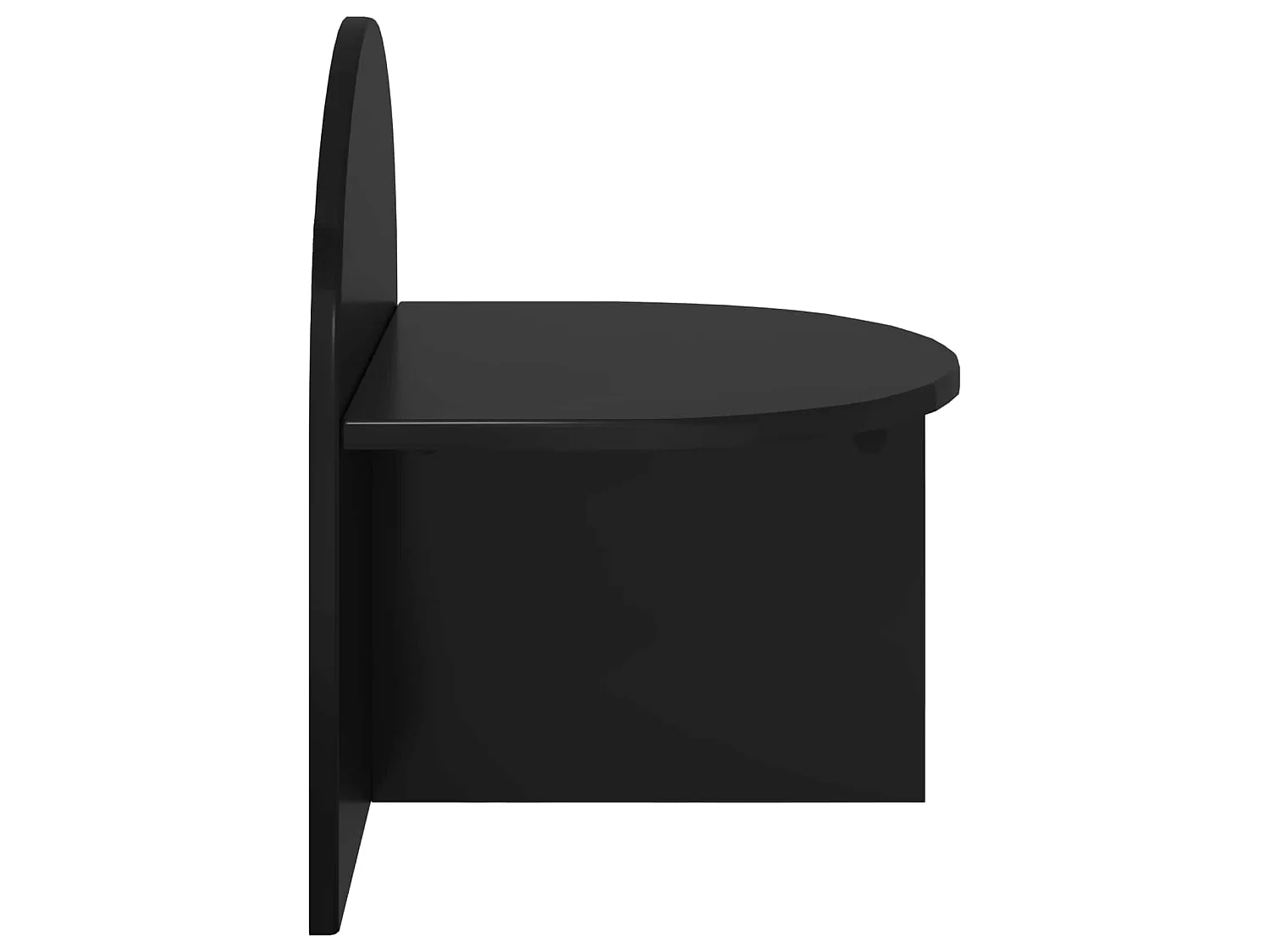 Table de chevet Chêne noir 40 x 35,5 x 45,5 cm