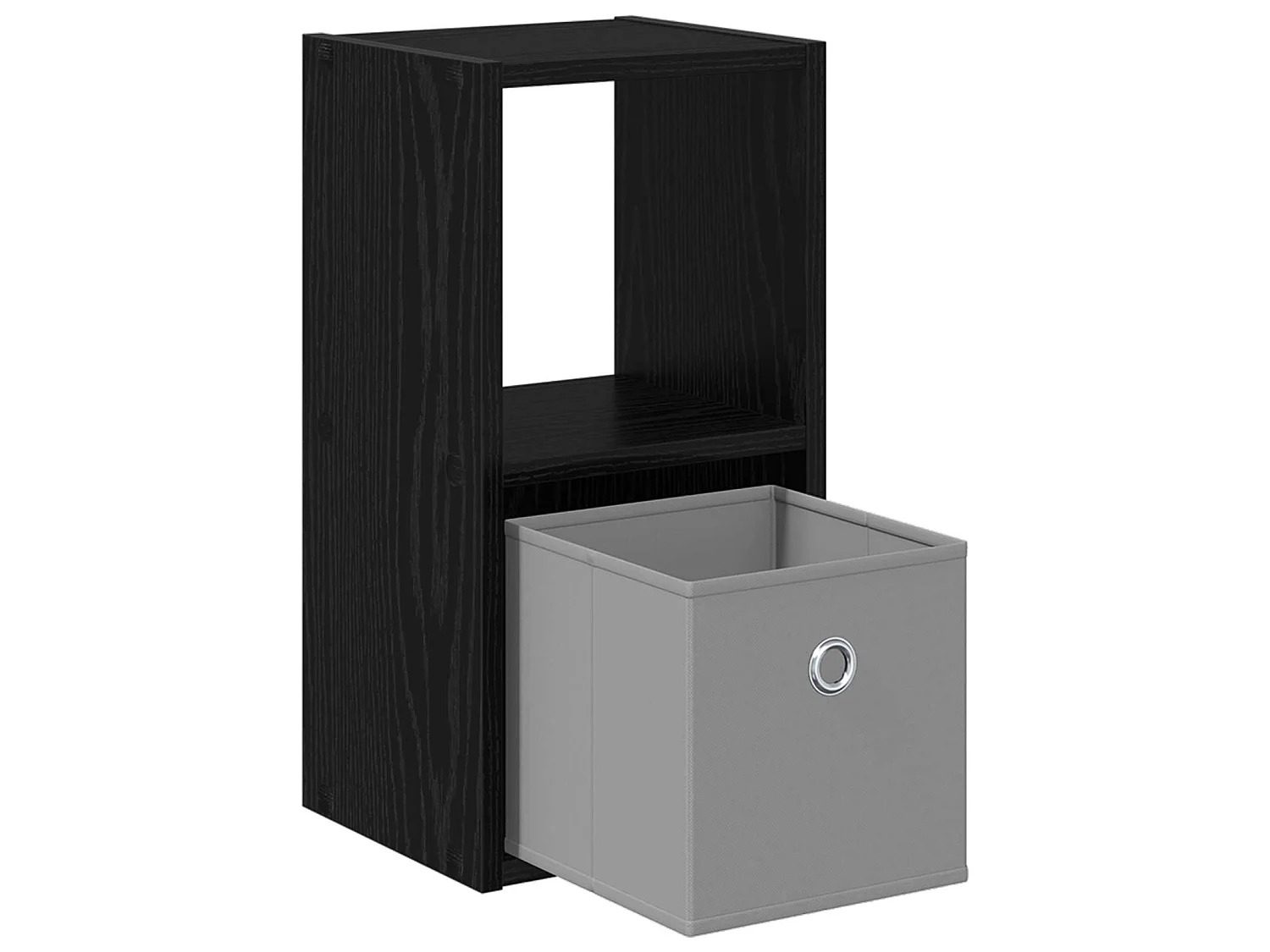 Table de chevet 2 pièces Chêne noir 25,5 x 22 x 49,5 cm
