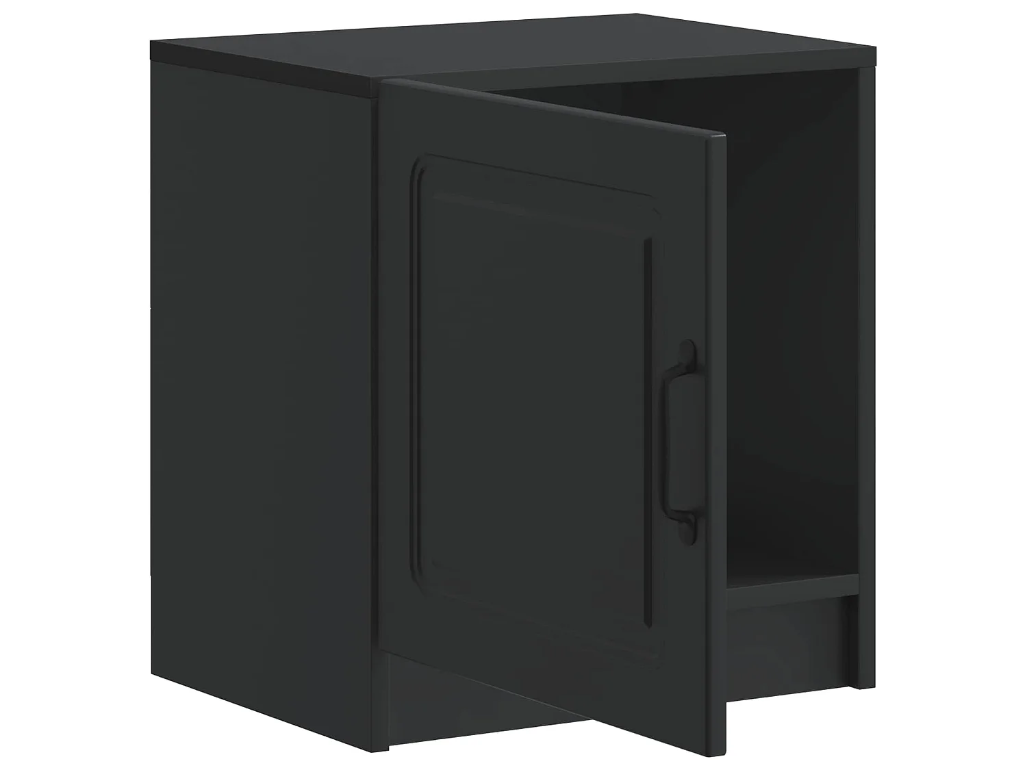 Table de chevet 2 pièces Noir 43 x 34,5 x 47 cm