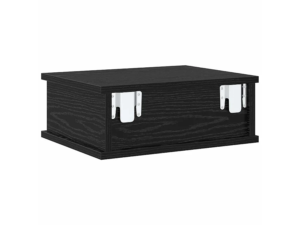 Mesita de Noche Roble Negro 40 x 31 x 15 cm