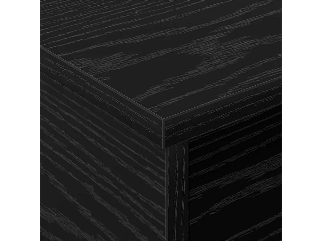 Mesita de Noche Roble Negro 40 x 31 x 15 cm