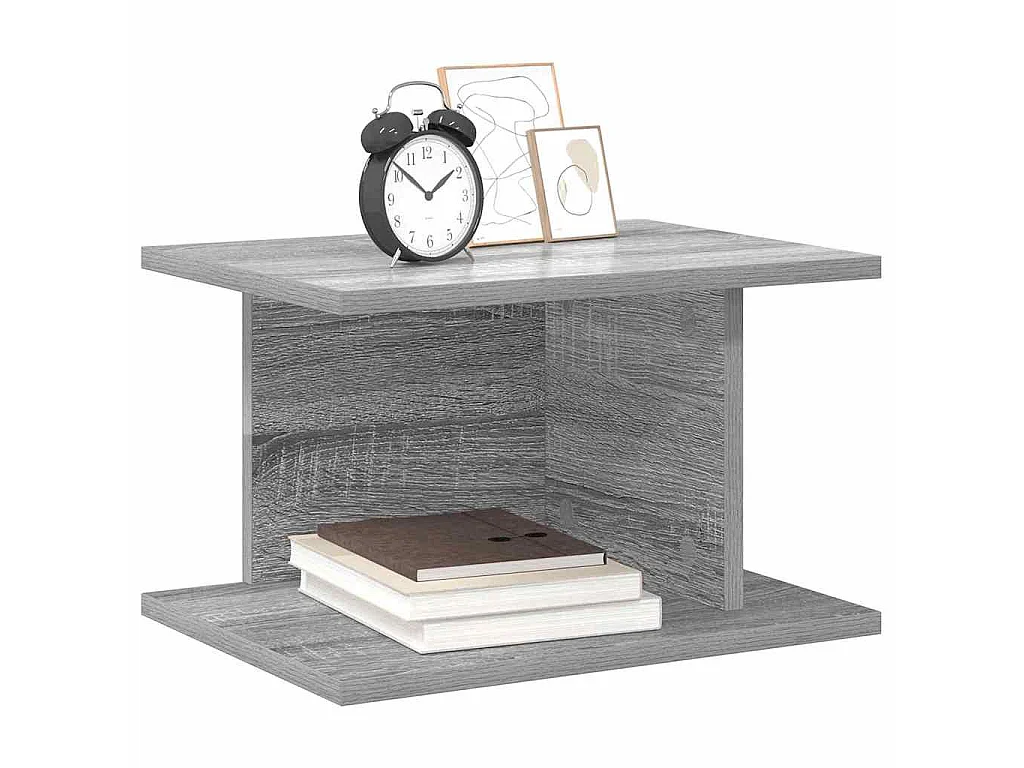 Table de chevet Gris Sonoma 40 x 30 x 25 cm Bois d'ingénierie