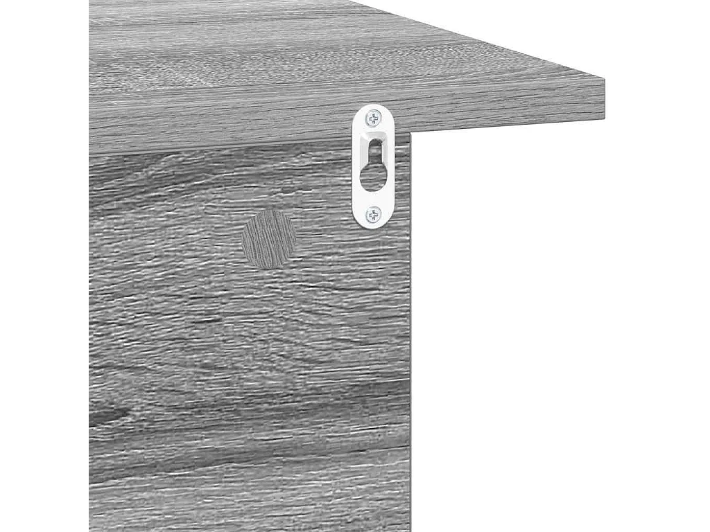 Table de chevet Gris Sonoma 40 x 30 x 25 cm Bois d'ingénierie