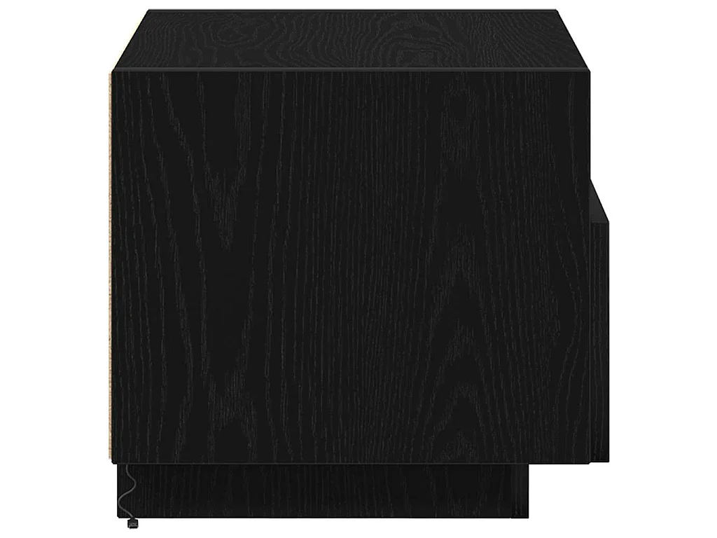 Table de chevet Chêne noir 40 x 39 x 37 cm Bois d'ingénierie