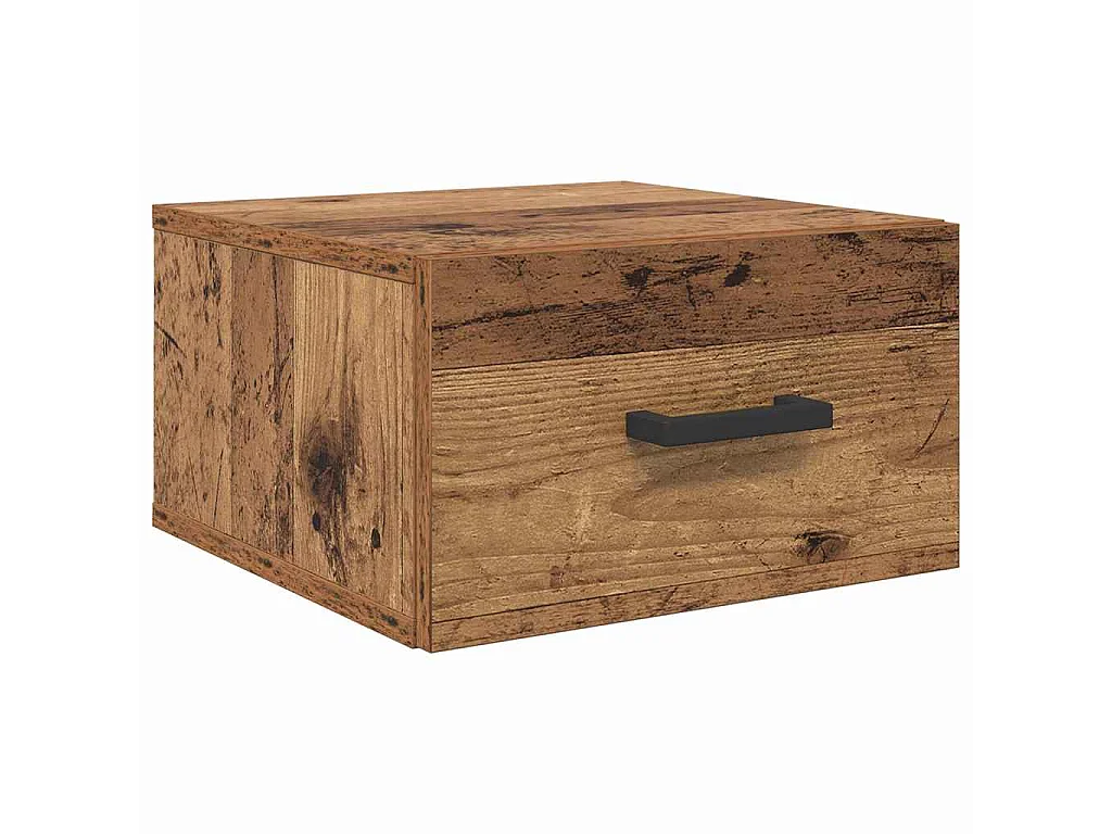 Table de chevet Bois ancien 35 x 35 x 20 cm Bois d'ingénierie